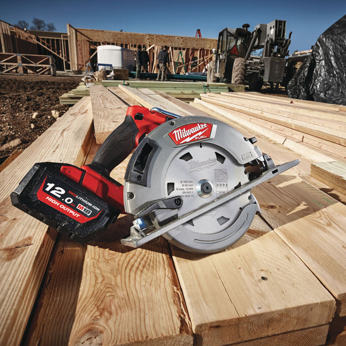 Milwaukee M18FCS66-0 M18 18V Fuel Brushless 66mm Circular Saw with 1 x 5.0Ah Battery & Charger - MonkeyTools
