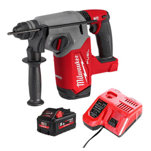 Milwaukee M18FH-0 18V Fuel 4-Mode SDS+ Brushless Hammer Drill with 1 x 5.5Ah Battery & Charger - MonkeyTools