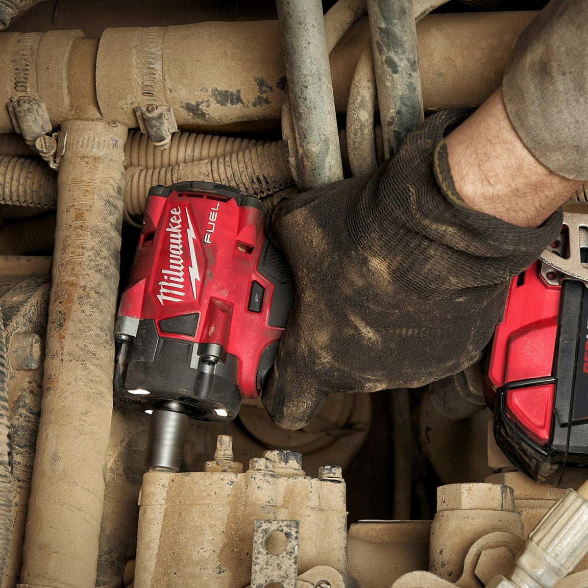 Milwaukee M18FIW2F38-0X 18V FUEL Brushless 3/8" Friction Ring Impact Wrench Body Only 4933478650 - MonkeyTools