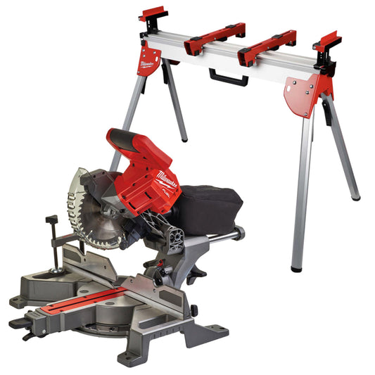 Milwaukee M18FMS190-0 18V Brushless 190mm Mitre Saw with Extendable Leg Stand - MonkeyTools