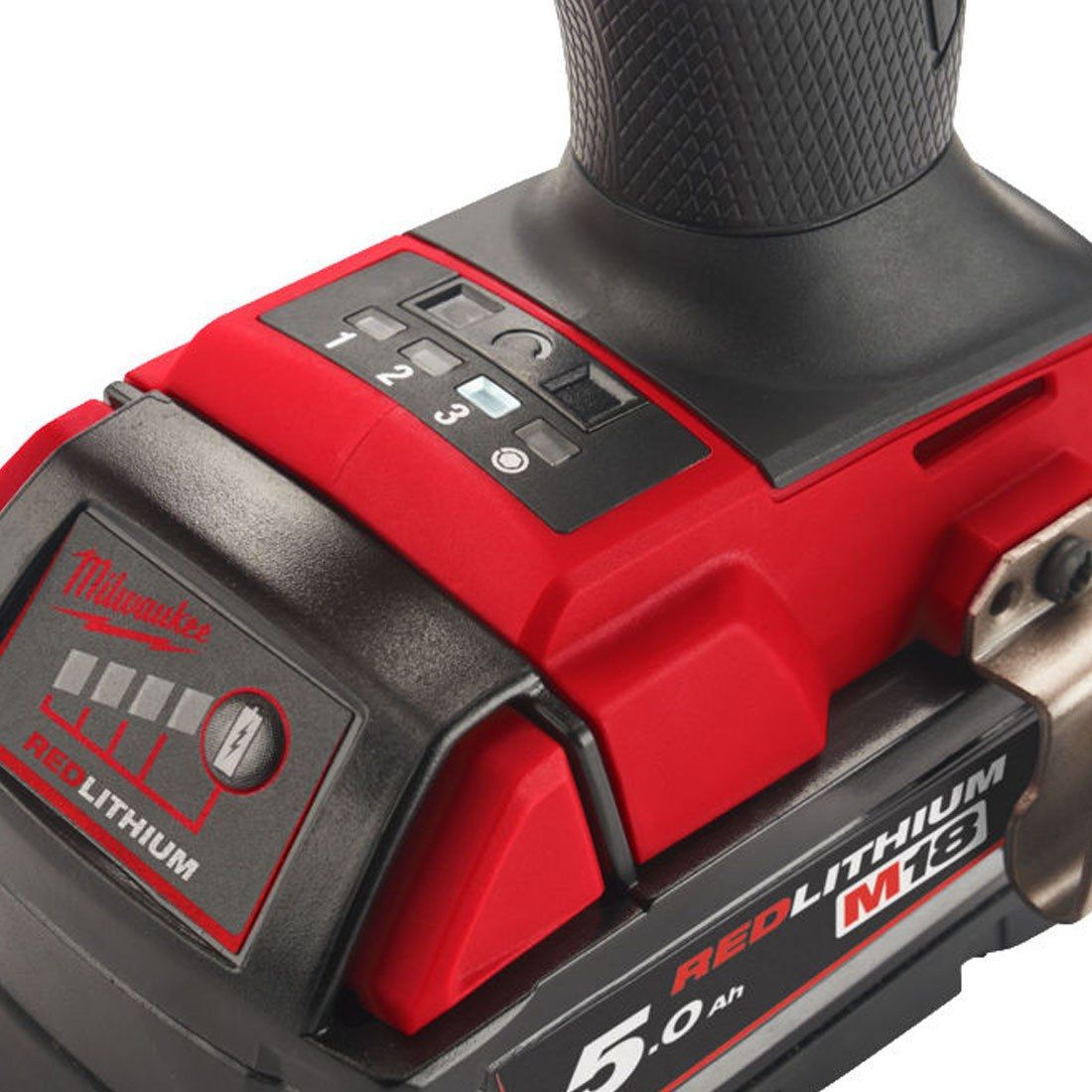 Milwaukee M18FMTIW2F12-502X 18V Fuel Brushless 1/2" Mid-Torque Impact Wrench with 2 x 5.0Ah Batteries Charger & Case 4933478451 - MonkeyTools