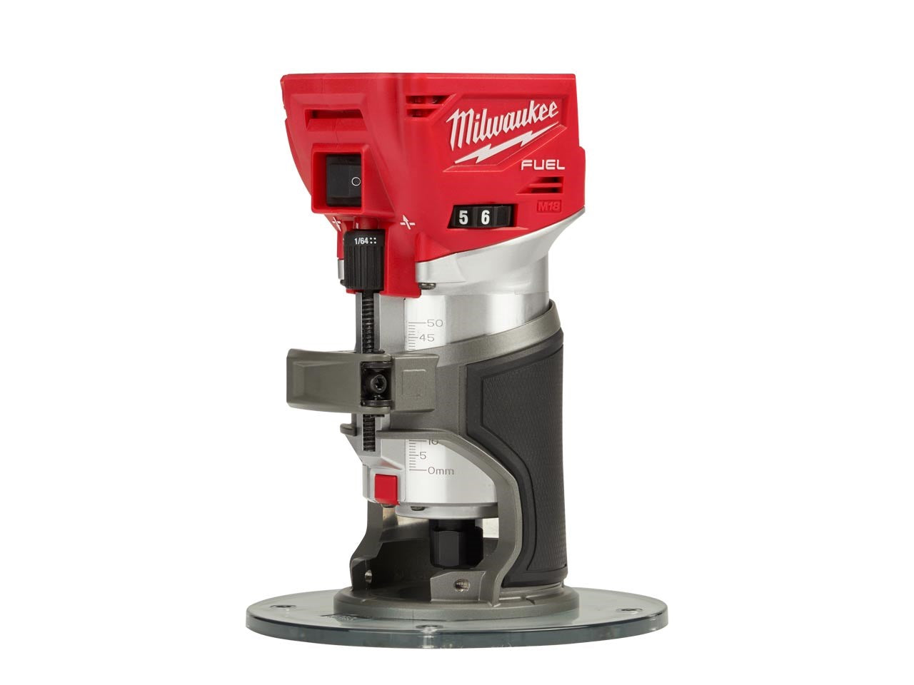 Milwaukee M18FTR-0 18V Brushless Trim Router in Case + 1/4" 35 Piece Cutter Set - MonkeyTools