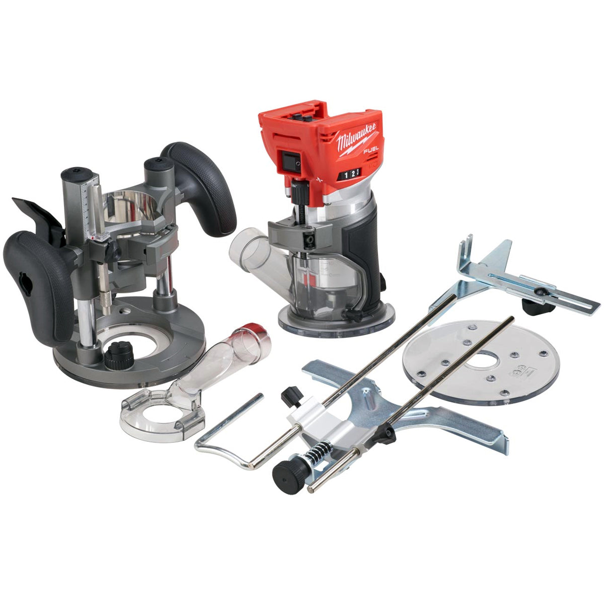 Milwaukee M18FTR-0X M18 18V Brushless FUEL Laminate Trimmer Router Body in Case 4933471604 - MonkeyTools