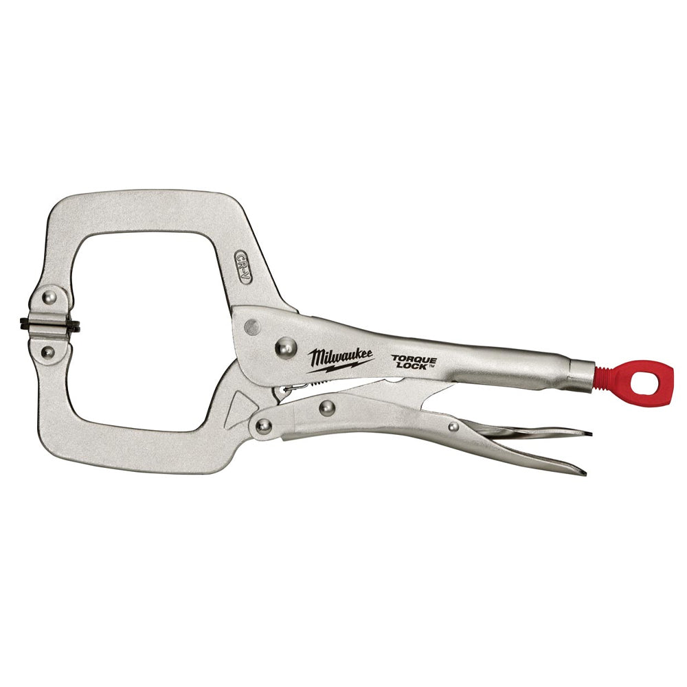 Milwaukee 11" Swivel Jaw Torque Lock Locking C-Clamp 4932471727 - MonkeyTools