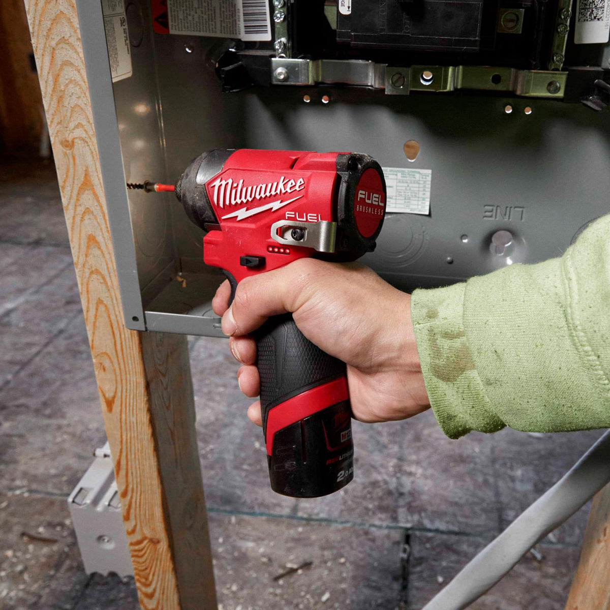 Milwaukee 12V Twin Pack Brushless Impact Driver + Combi Drill with 2 x 2.0Ah Battery & Charger - MonkeyTools