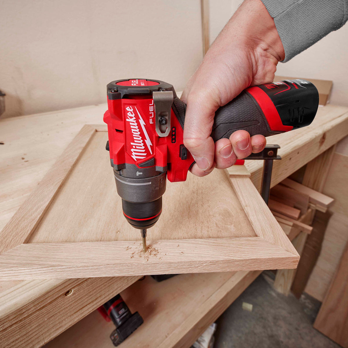 Milwaukee 12V Twin Pack Brushless Impact Driver + Combi Drill with 2 x 2.0Ah Battery & Charger - MonkeyTools