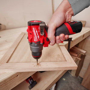 Milwaukee 12V Twin Pack Brushless Impact Driver + Combi Drill with 2 x 2.0Ah Battery & Charger - MonkeyTools