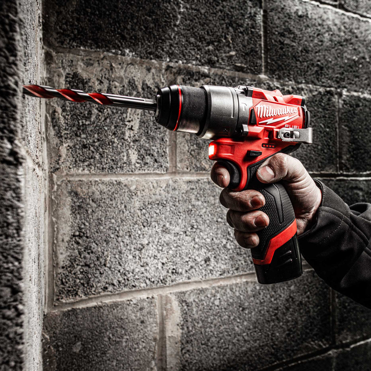 Milwaukee 12V Twin Pack Brushless Impact Driver + Combi Drill with 2 x 2.0Ah Battery & Charger - MonkeyTools