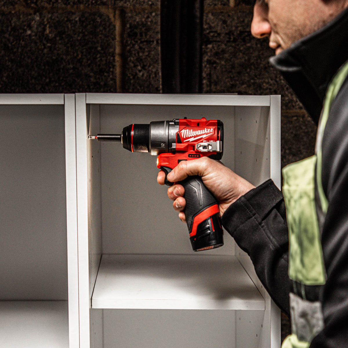 Milwaukee 12V Twin Pack Brushless Impact Driver + Combi Drill with 2 x 2.0Ah Battery & Charger - MonkeyTools