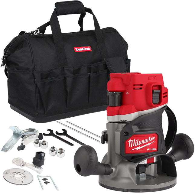 Milwaukee 18V M18FR12-0 FUEL Brushless 1/2" Router Cutter with Bag - MonkeyTools