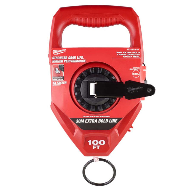 Milwaukee 30m Large Capacity Chalk Reel 4932471634 - MonkeyTools