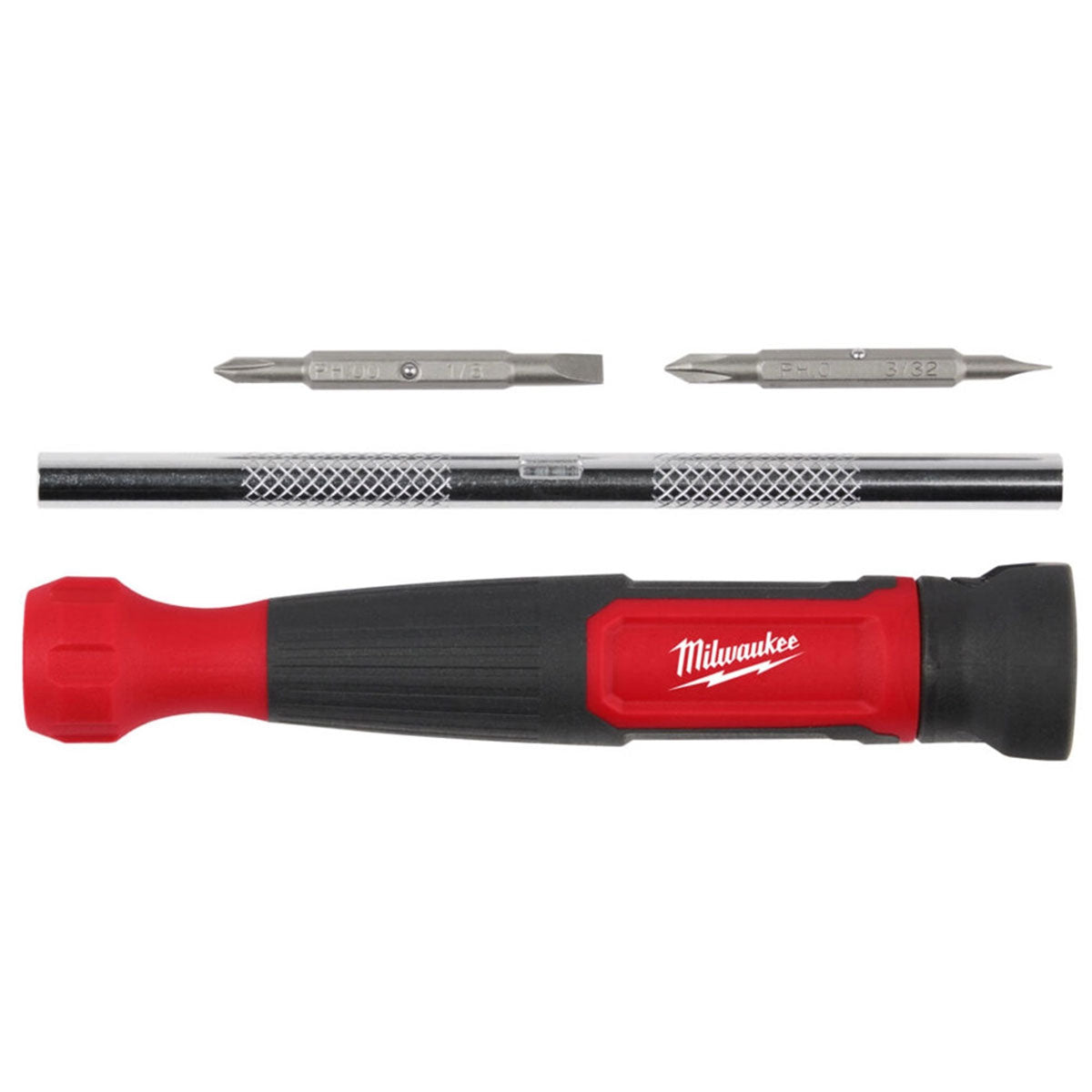 Milwaukee 4 in 1 Precision Multi-Bit Screwdriver 4932480584 - MonkeyTools