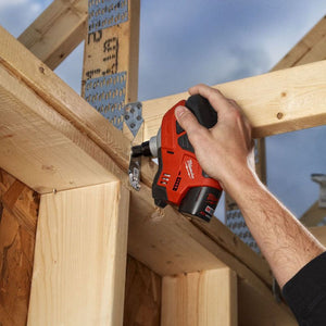 Milwaukee C12 PN-0 12V Sub Compact Palm Nailer with 1 x 2.0Ah Battery & Charger - MonkeyTools