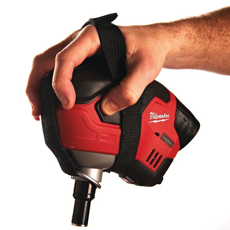 Milwaukee C12 PN-0 12V Sub Compact Palm Nailer with 1 x 2.0Ah Battery & Charger - MonkeyTools
