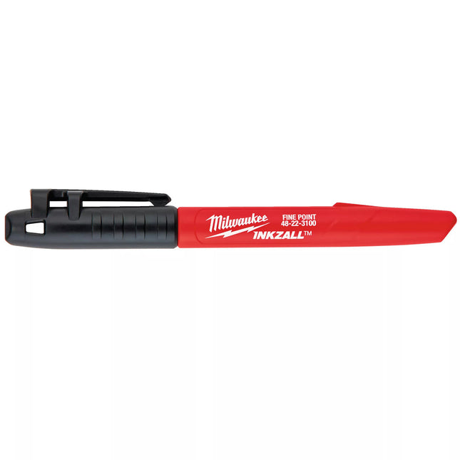 Milwaukee Inkzall Jobsite Chisel Point Marker Pen Black 48223103 - MonkeyTools
