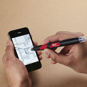 Milwaukee  INKZALL Jobsite Fine Point Black Marker With Stylus 48223101 - MonkeyTools