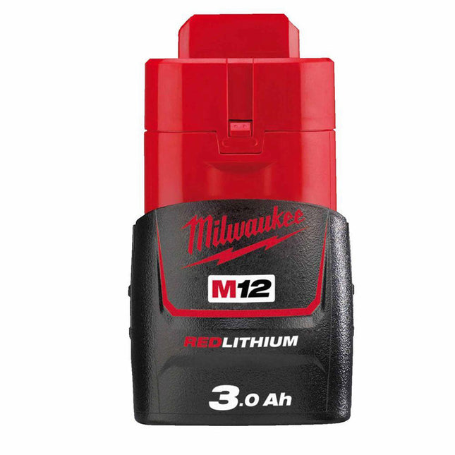 Milwaukee M12B3 12V Red Lithium-Ion 3.0Ah Battery 4932451388 - MonkeyTools