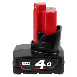 Milwaukee M12B4 12V Li-ion 4.0Ah Battery 4932430065 - MonkeyTools