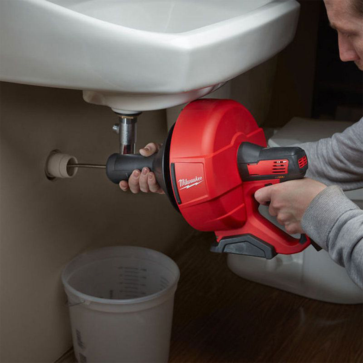Milwaukee M12BDC6-0C 12V 6mm Drain Cleaner with 2 x 4.0Ah Battery & Charger - MonkeyTools