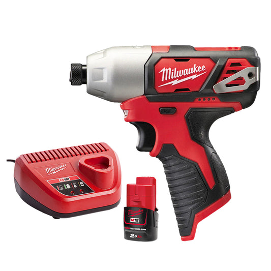 Milwaukee M12BID-0 12V Impact Driver with 1 x 2.0Ah Battery & Charger - MonkeyTools