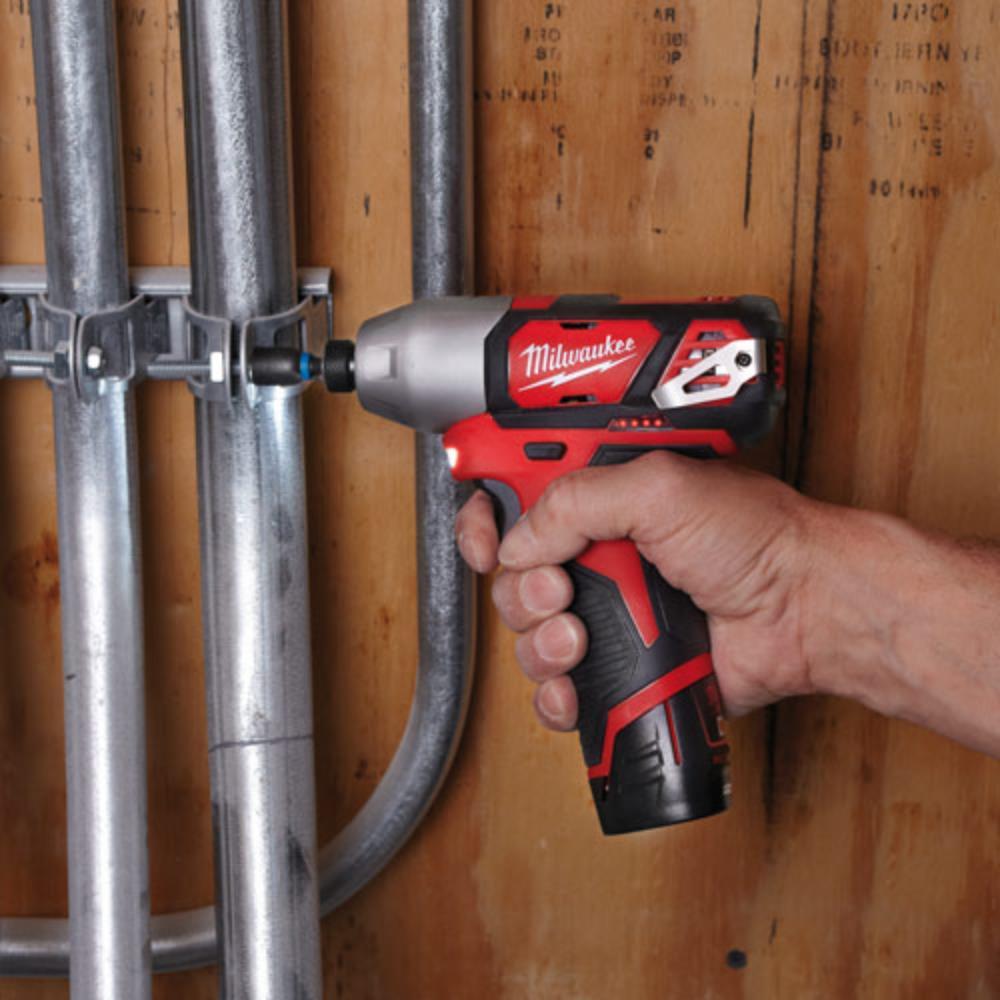 Milwaukee M12BID-0 12V Impact Driver with 1 x 2.0Ah Battery Charger & Bag - MonkeyTools
