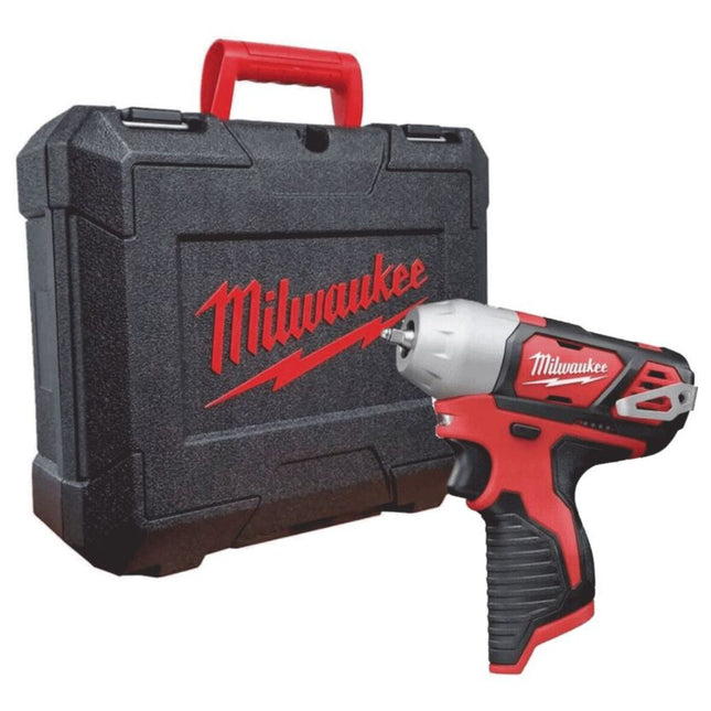 Milwaukee M12BIW14-0C 12V Sub Compact 1/4" Impact Wrench Body Only with Case - MonkeyTools