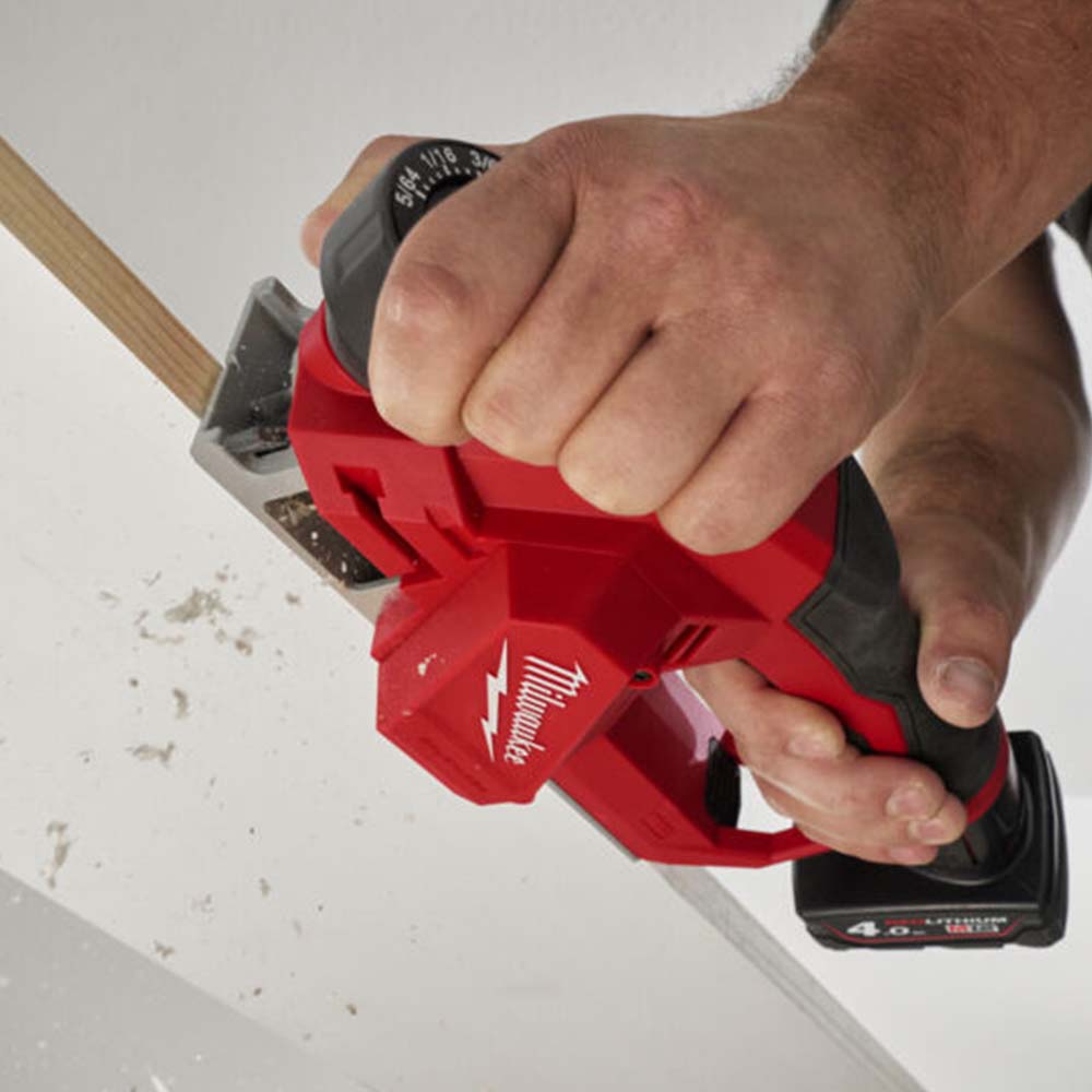 Milwaukee M12BLP-0X 12V Brushless 56mm Planer HD Box with 1 x 2.0Ah Battery & Charger - MonkeyTools