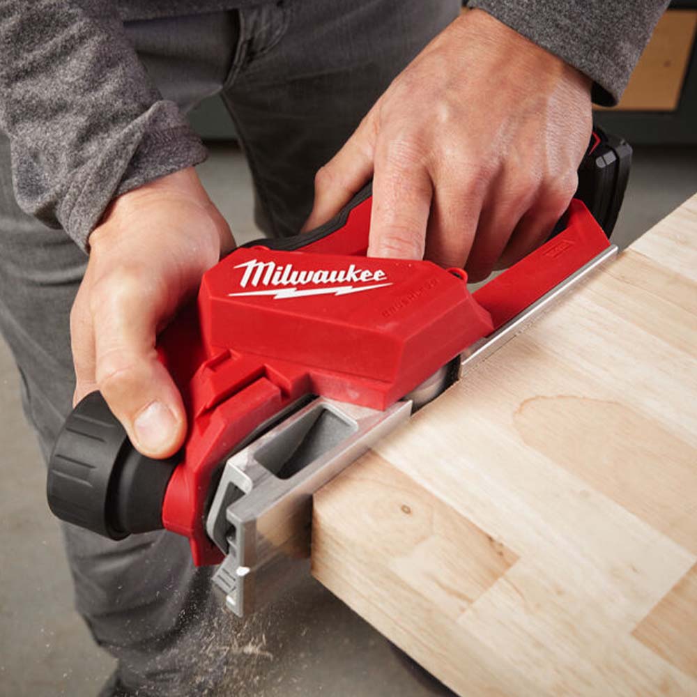 Milwaukee M12BLP-0X 12V Brushless 56mm Planer HD Box with 1 x 2.0Ah Battery & Charger - MonkeyTools