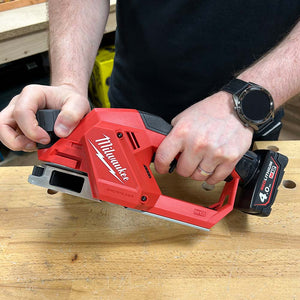 Milwaukee M12BLP-0X 12V Brushless 56mm Planer HD Box with 1 x 2.0Ah Battery & Charger - MonkeyTools