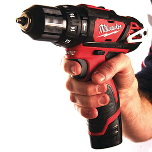 Milwaukee M12BPD-202C 12V Combi Drill with 2 x 2.0Ah Batteries Charger & Case 4933443889 - MonkeyTools