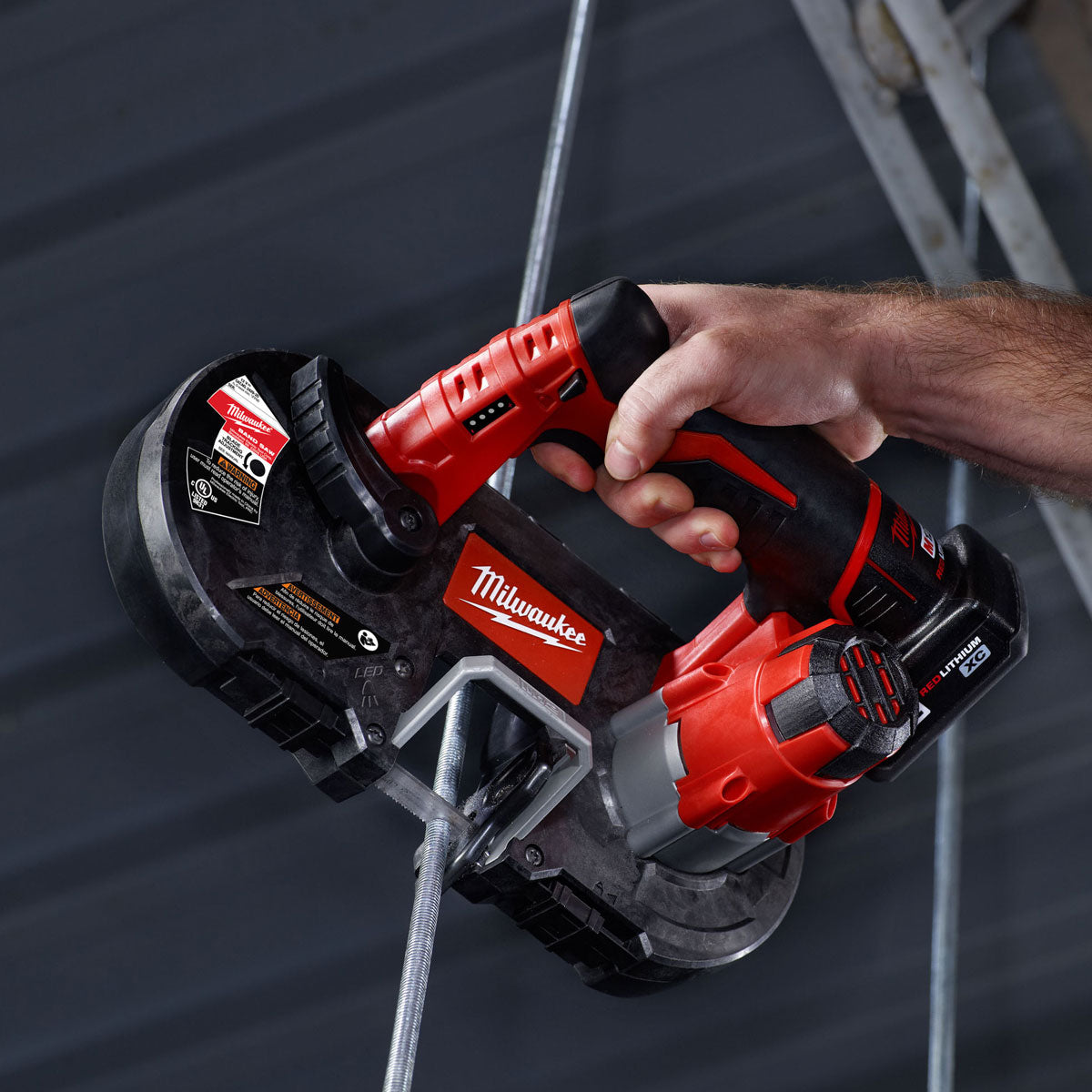 Milwaukee M12BS-0 12V Sub Compact Bandsaw with 1 x 4.0Ah Battery - MonkeyTools