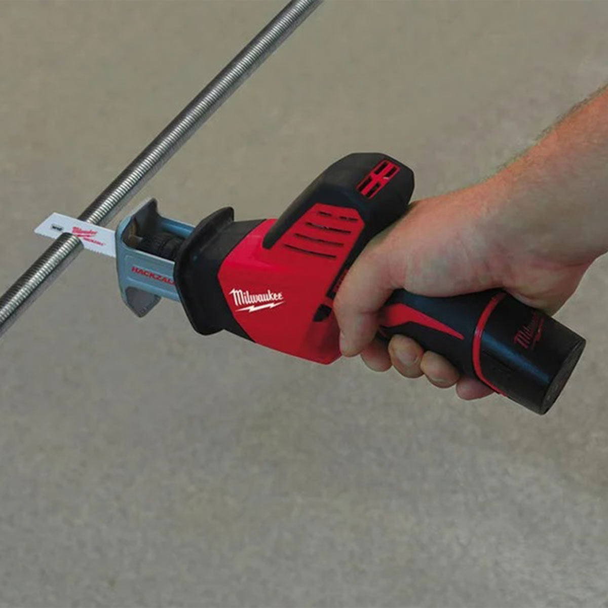 Milwaukee M12C12HZ-0 12V Hackzall Reciprocating Saw with 1 x 2.0Ah Battery & Charger - MonkeyTools