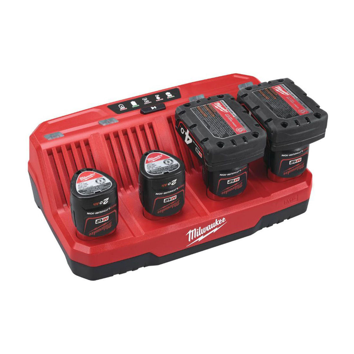 Milwaukee M12C4 12V 4 Bay Charger 4932430555 - MonkeyTools