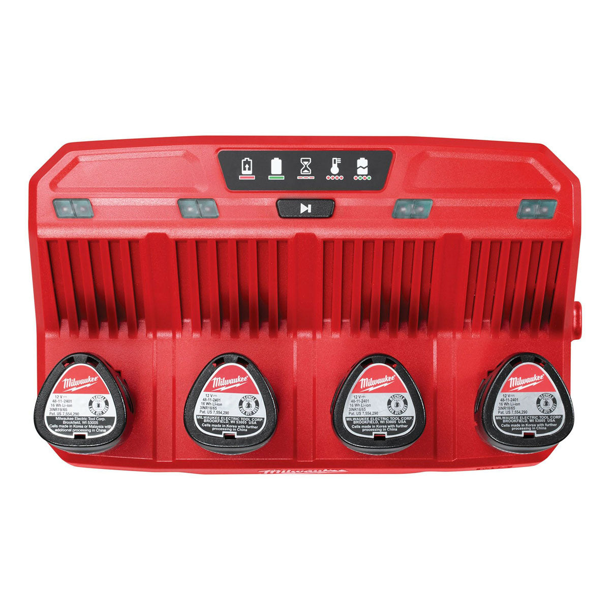 Milwaukee M12C4 12V 4 Bay Charger 4932430555 - MonkeyTools