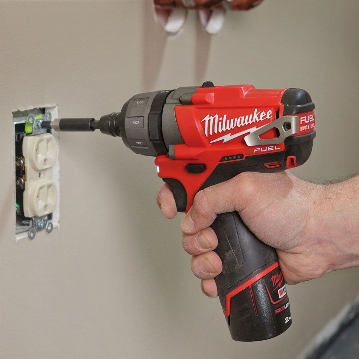 Milwaukee M12CD-202C 12V FUEL Brushless Screwdriver with 2 x 2.0Ah Batteries Charger & Case 4933440568 - MonkeyTools