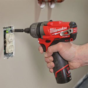 Milwaukee M12CD-202C 12V FUEL Brushless Screwdriver with 2 x 2.0Ah Batteries Charger & Case 4933440568 - MonkeyTools
