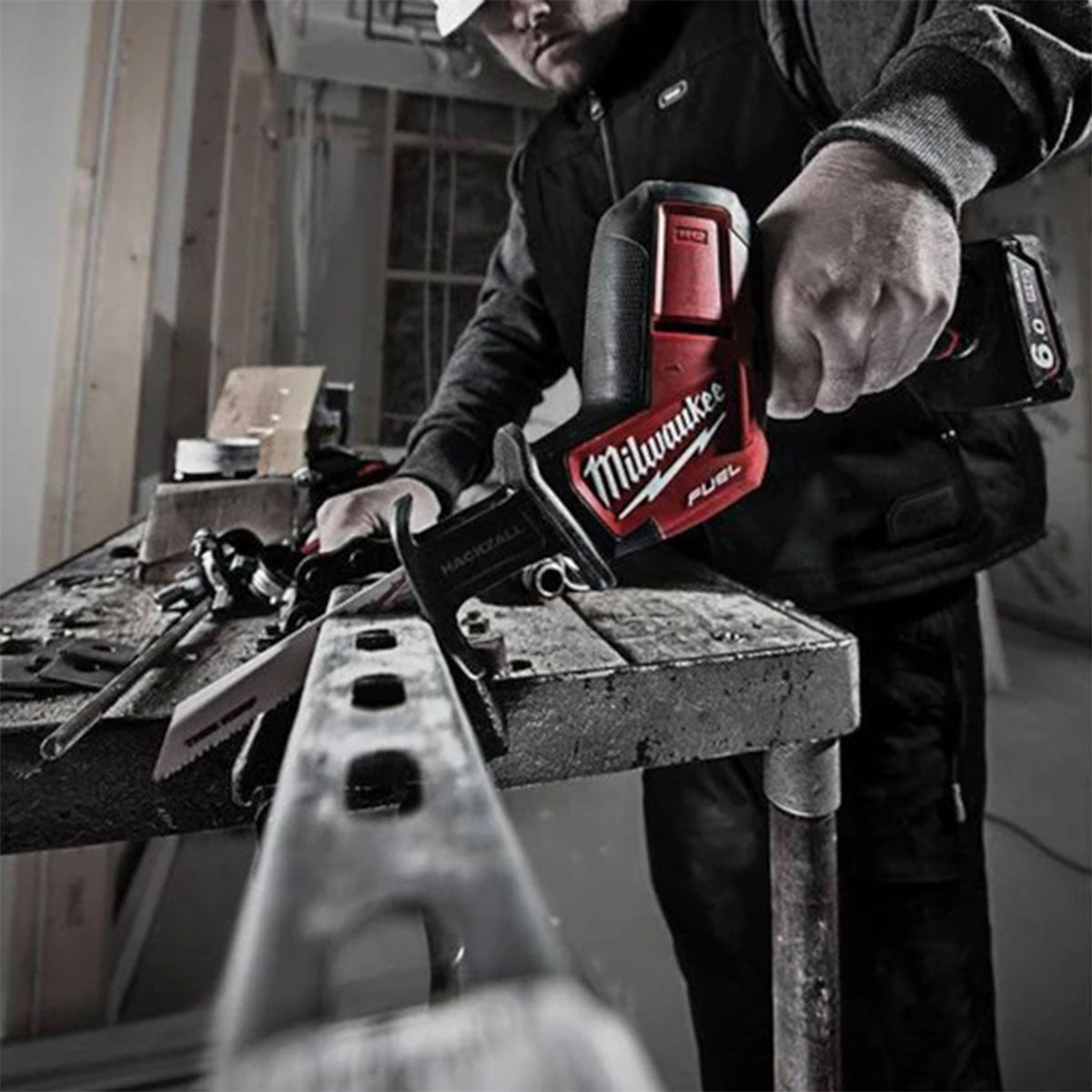 Milwaukee M12CHZ-0 12V Fuel Brushless HackZall Reciprocating Saw with 1 x 2.0Ah Battery & Charger - MonkeyTools