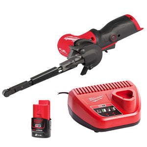 Milwaukee M12FBFL13-0 12V Brushless 13mm Band File with 1 x 2.0Ah Battery & Charger - MonkeyTools