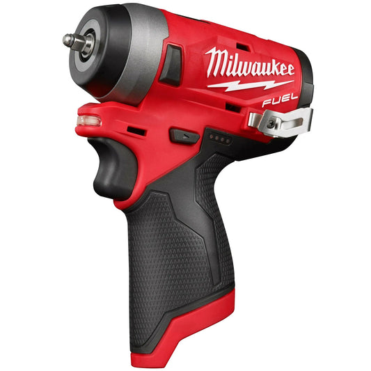 Milwaukee M12FIW14-0 12V FUEL Brushless 1/4" Impact Wrench with 1 x 2.0Ah Battery Charger & Bag - MonkeyTools