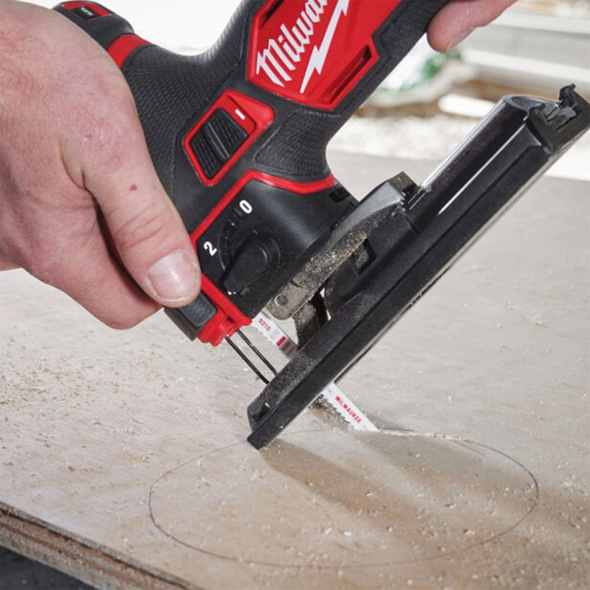 Milwaukee M12FJS-422X 12V 240v Fuel Brushless Jigsaw with 4.0Ah/2.0Ah Batteries Charger & Case 4933493349 - MonkeyTools
