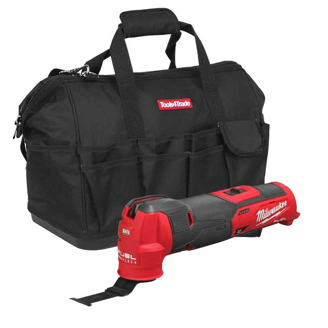 Milwaukee M12FMT-0 12V Brushless Multi-Tool with 18" Tool Bag - MonkeyTools