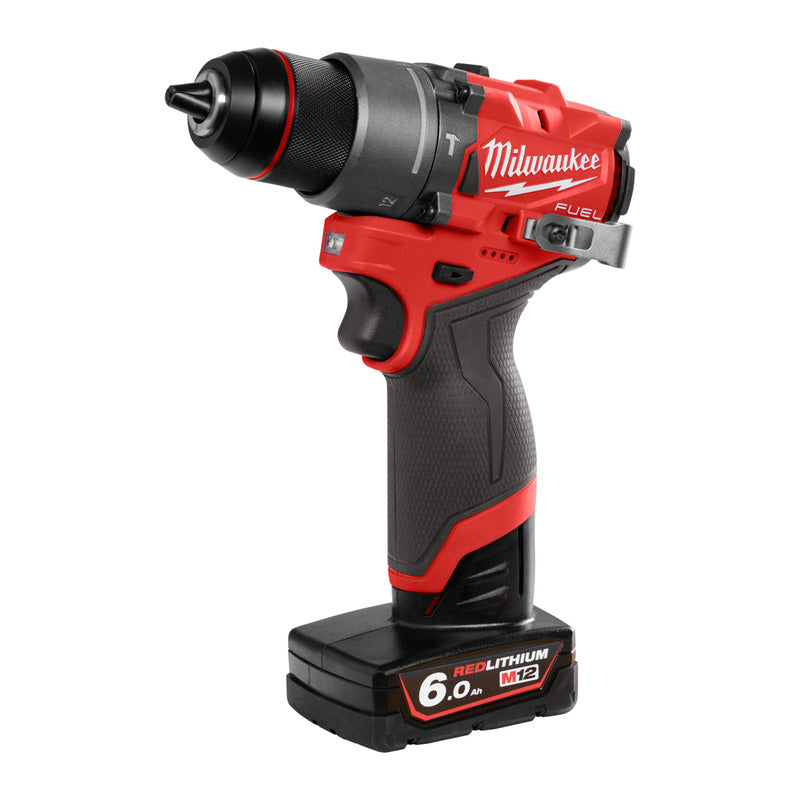 Milwaukee M12FPD2-602X 12V FUEL Brushless Combi Drill with 2 x 6.0Ah Batteries, Charger & Case 4933479871 - MonkeyTools