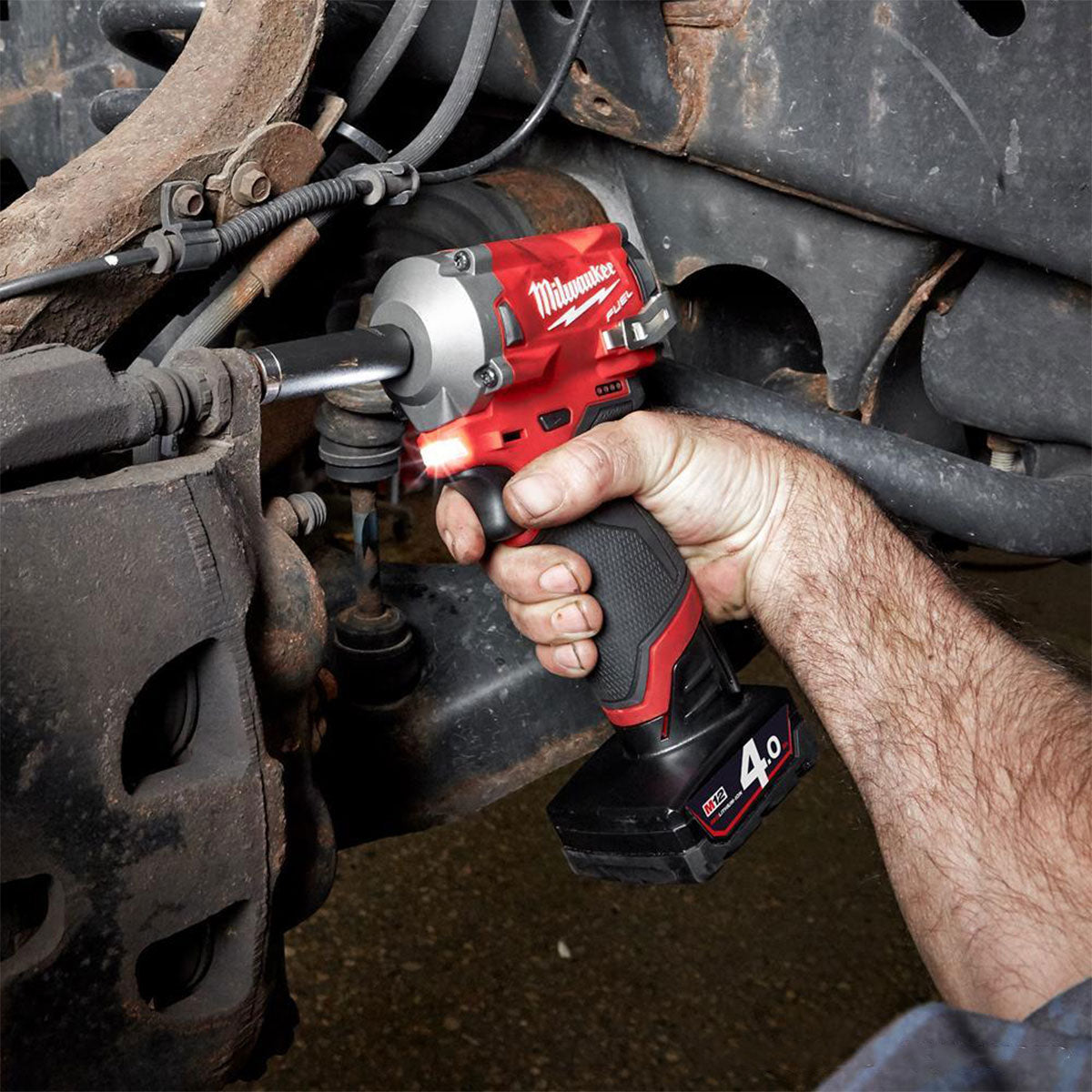 Milwaukee M12FPP2H-622P 12V Fuel Brushless 3/8" Impact Wrench and Ratchet with 2 x Battery Charge & Case 4933471743 - MonkeyTools