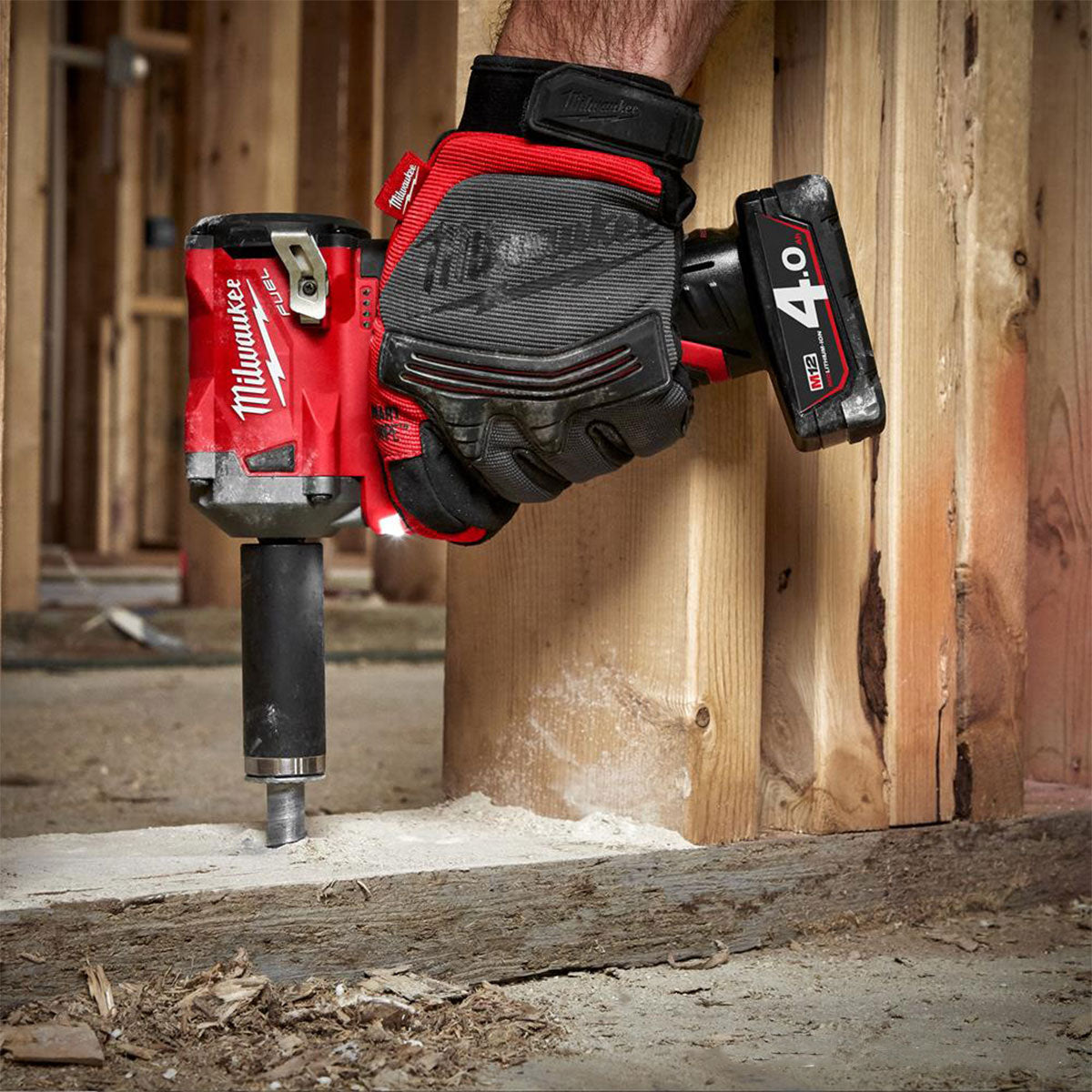 Milwaukee M12FPP2H-622P 12V Fuel Brushless 3/8" Impact Wrench and Ratchet with 2 x Battery Charge & Case 4933471743 - MonkeyTools