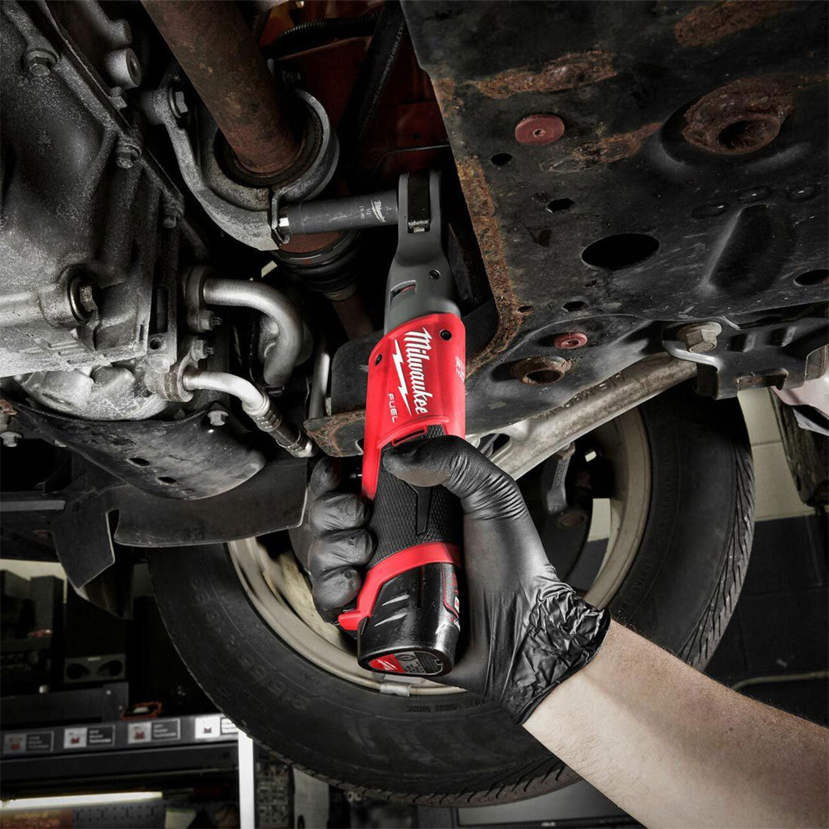 Milwaukee M12FPP2H-622P 12V Fuel Brushless 3/8" Impact Wrench and Ratchet with 2 x Battery Charge & Case 4933471743 - MonkeyTools