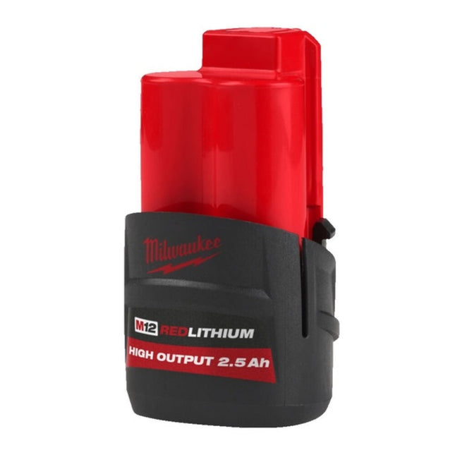 Milwaukee M12HB2.5 12V Li-ion 2.5Ah High Output Battery 4932480164 - MonkeyTools