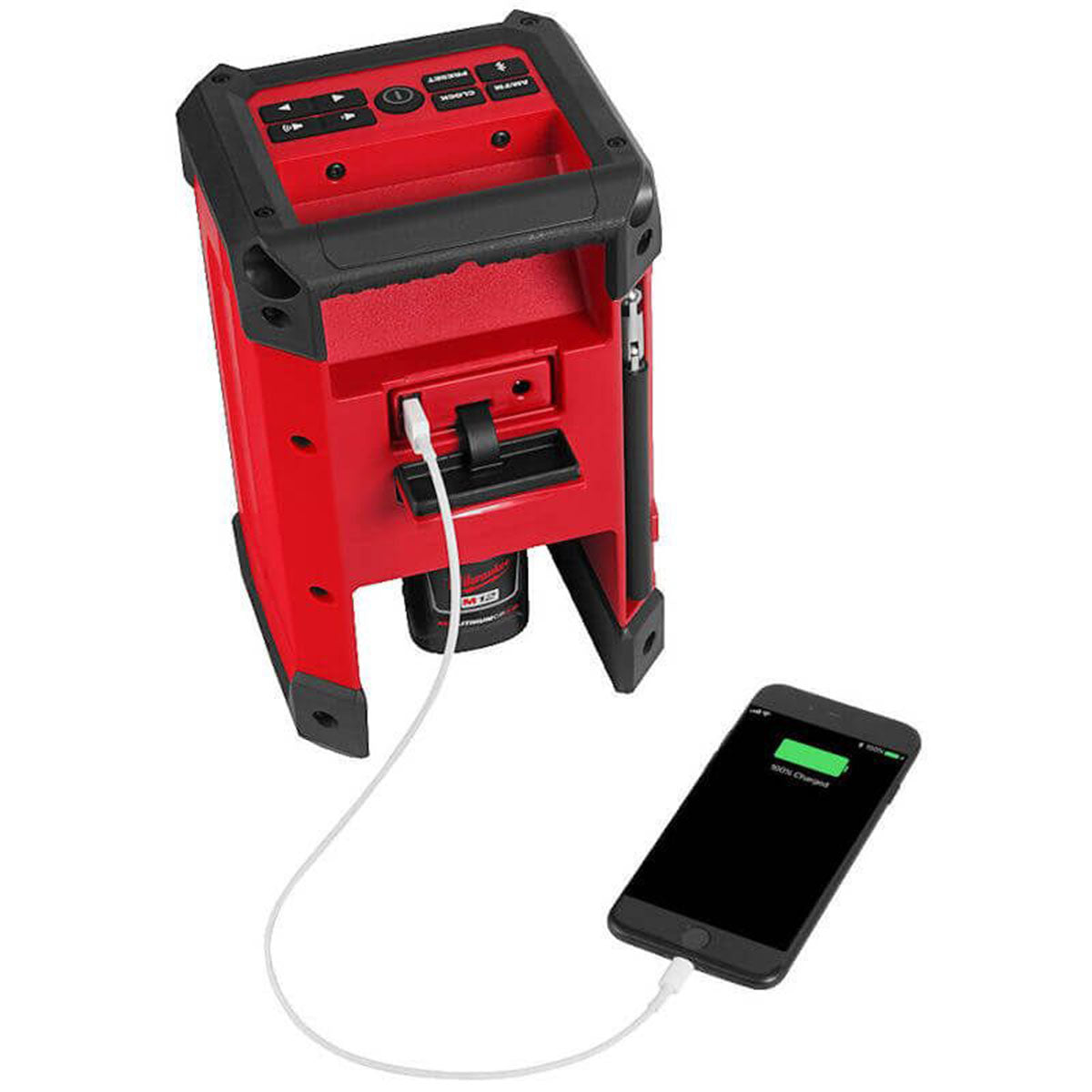 Milwaukee M12RCDAB+-0 12V Radio and Charger Body Only 4933472115 - MonkeyTools