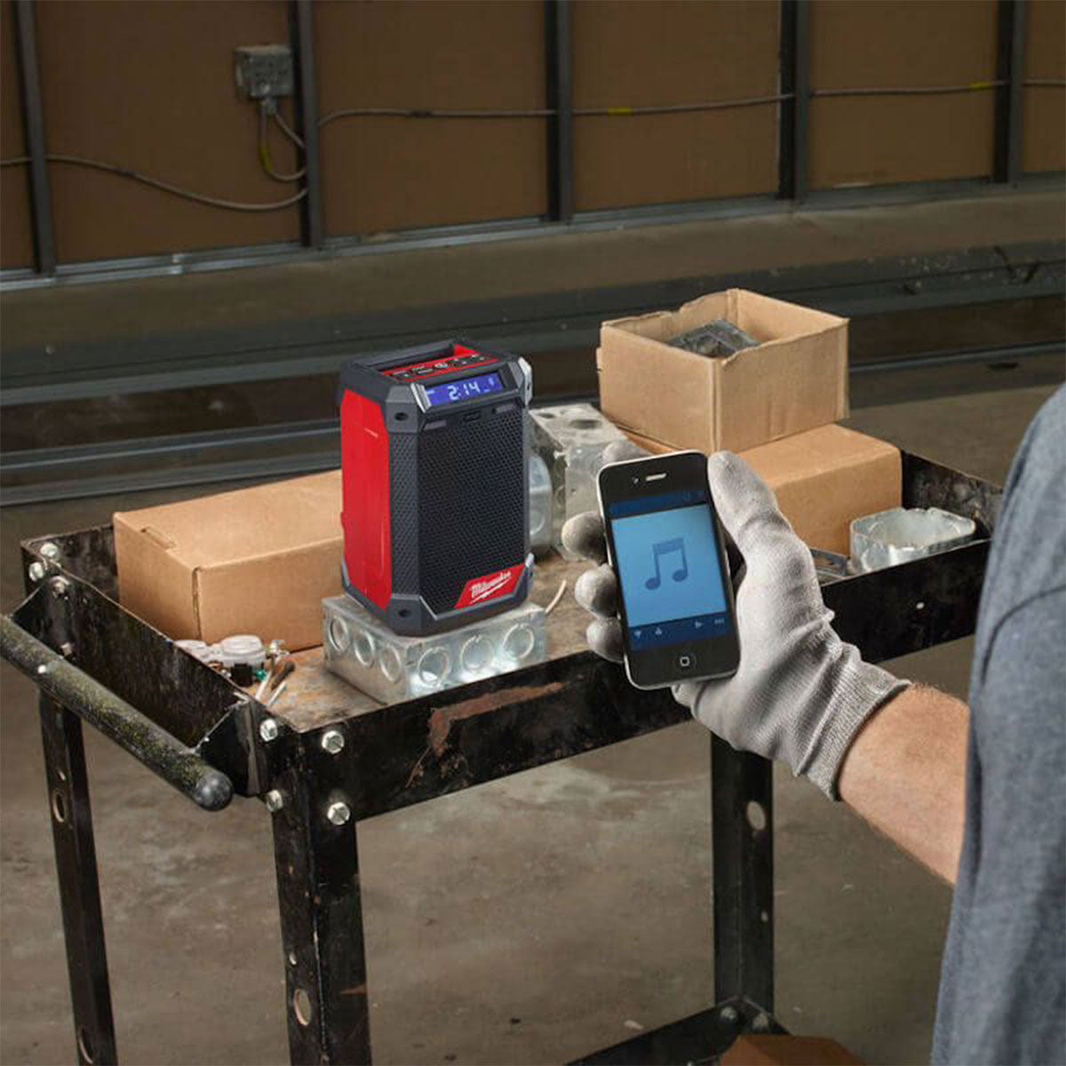 Milwaukee M12RCDAB+-0 12V Radio and Charger Body Only 4933472115 - MonkeyTools