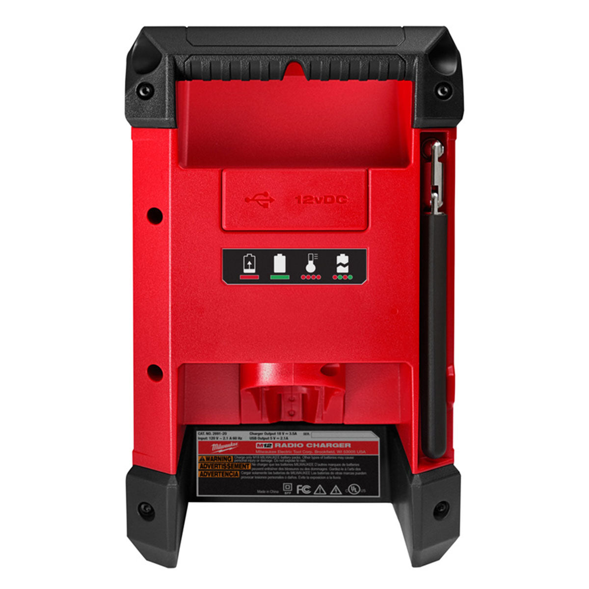 Milwaukee M12RCDAB+-0 12V Radio and Charger Body Only 4933472115 - MonkeyTools