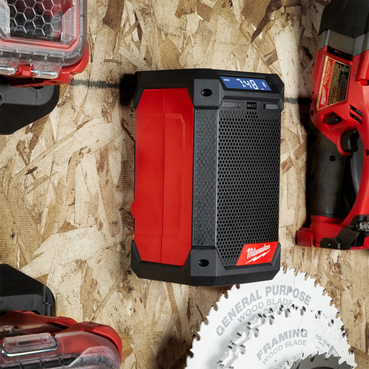 Milwaukee M12RCDAB+-0 12V Radio and Charger Body Only 4933472115 - MonkeyTools